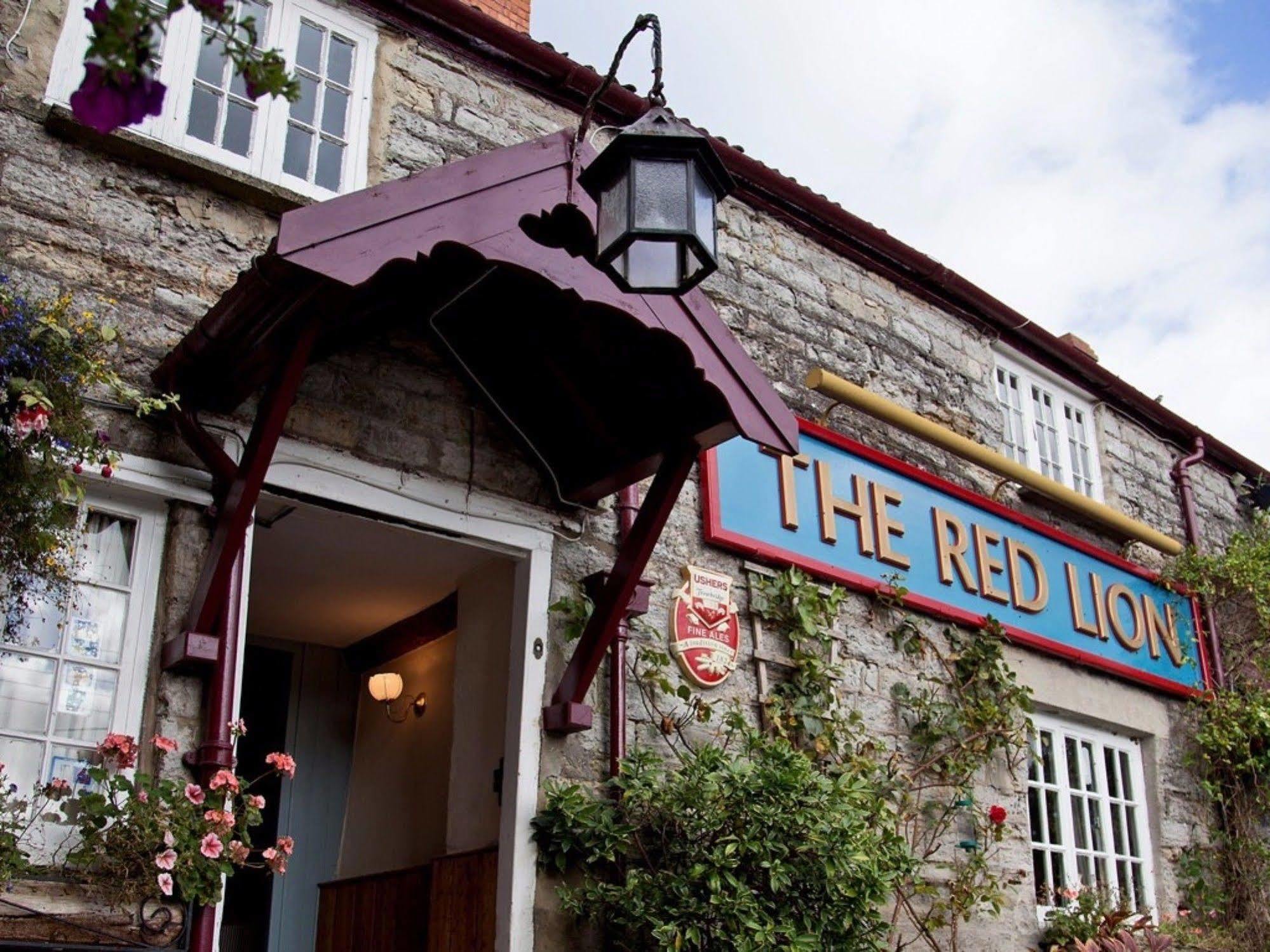 The Lion At West Pennard Otel Dış mekan fotoğraf The Red Lion